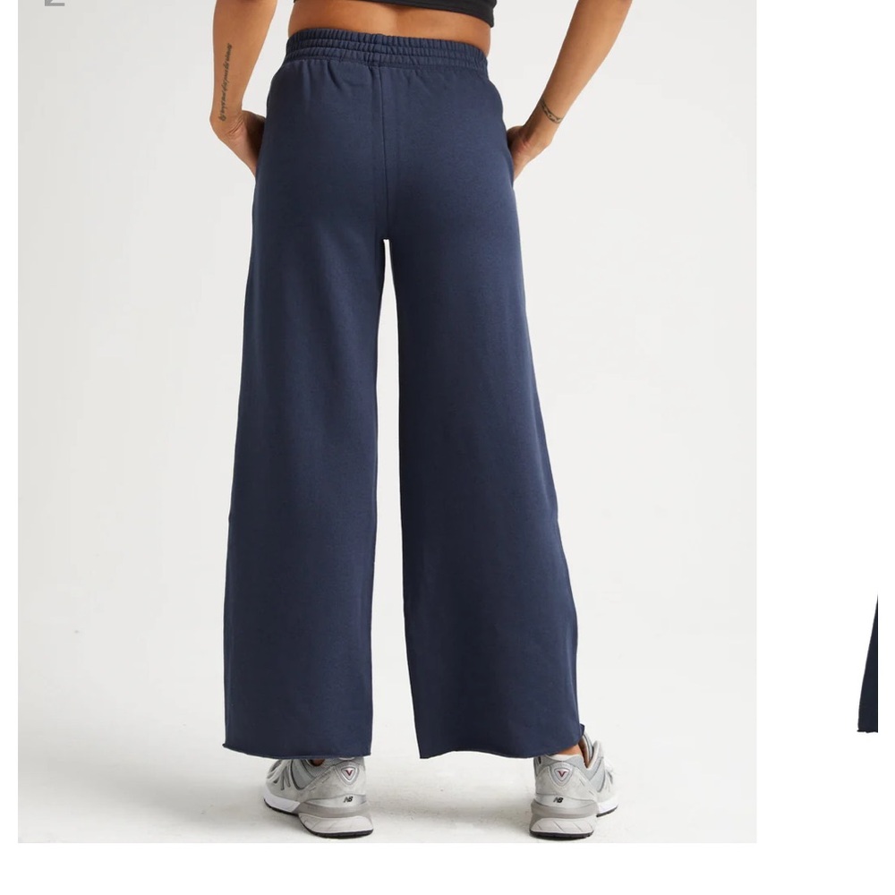 Wide Leg Fleece Sweatpants